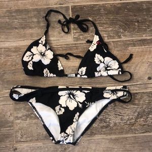 O’Neill Black White Hawaiian Bikini